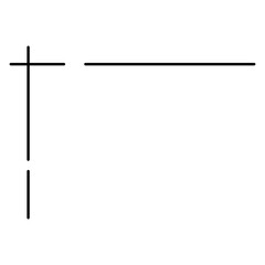 minimal line corner edge