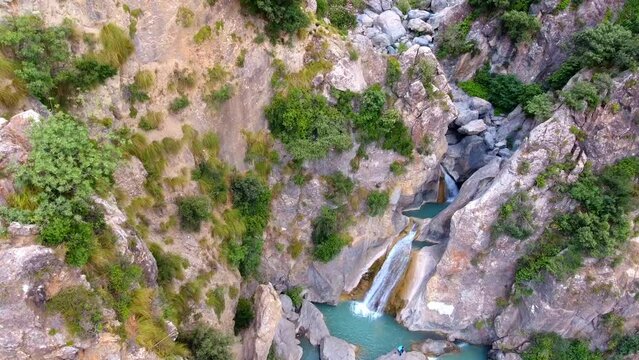 babour mountain waterfall in setif
