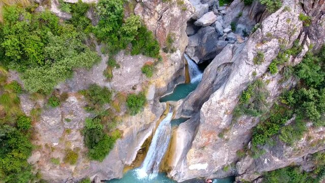 babour mountain waterfall in setif