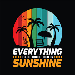 summer holiday t shirt design vector