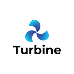 Turbine modern 3d logo design