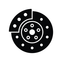 brake icon vector design template in white background
