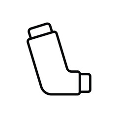 inhaler icon vector design template in white background