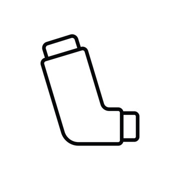 inhaler icon vector design template in white background