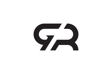 GR logo design concept for business