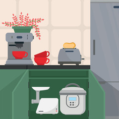 Refrigerator icon. Kitchen supply domestic and household theme. Isolated design. Vector illustration