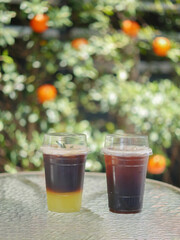 ice coffee for summer and fresh