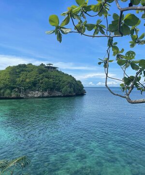 Clear Water Surrounding Beautiful Island