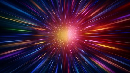 abstract multicolored background with rays