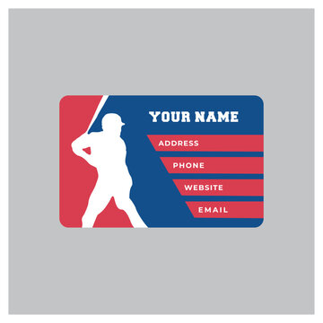Baseball Business Card Design