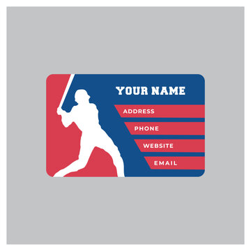 Baseball Business Card Design