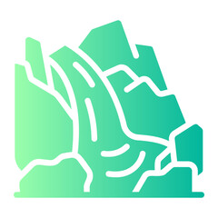 waterfall Gradient icon