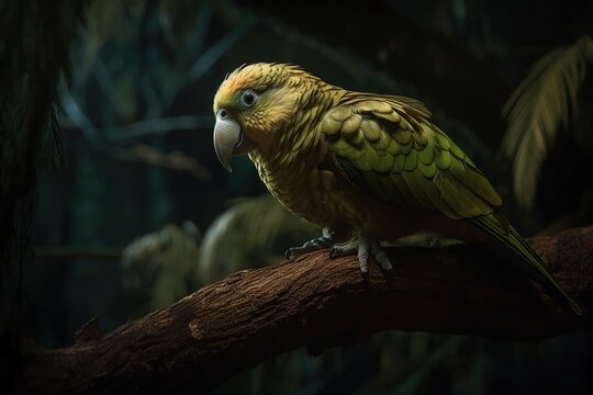 kakapo parrot, The kakapo is a nocturnal, flightless parrot. And its strangeness doesn. generative ai,