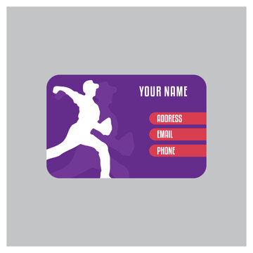 Baseball Business Card Design