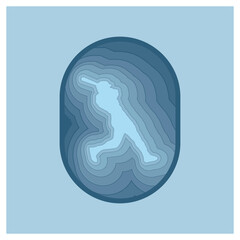 Baseball logo illustrations