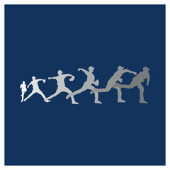 Baseball logo illustrations