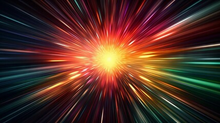 abstract background with rays