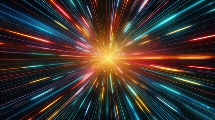 Obraz premium abstract background with rays