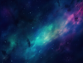 Night sky Universe filled with stars and nebula Galaxy abstract cosmos background. Created with...