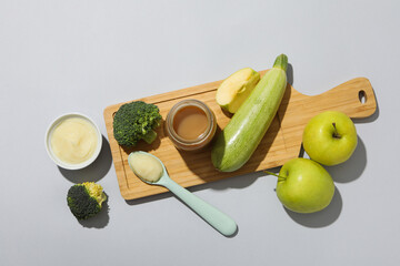 Concept of baby food and baby nutrition