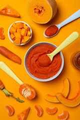 Concept of baby food and baby nutrition