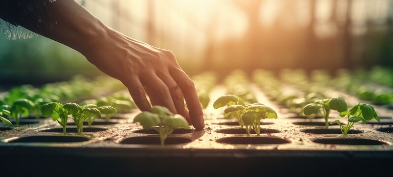young plant agriculture with generative ai