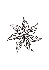 トライバル  フラワー