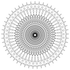 Abstract mandalas are widely used in various branches of art and design, allowing for creative and versatile applications.