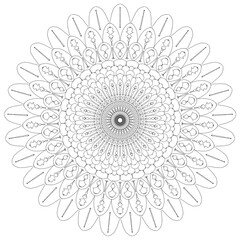 Abstract mandalas are widely used in various branches of art and design, allowing for creative and versatile applications.