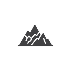 Mountains vector icon