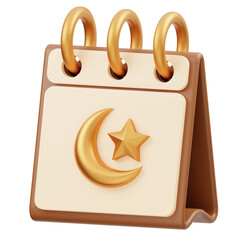 Calendar Element Eid Al-Adha 3D Icon