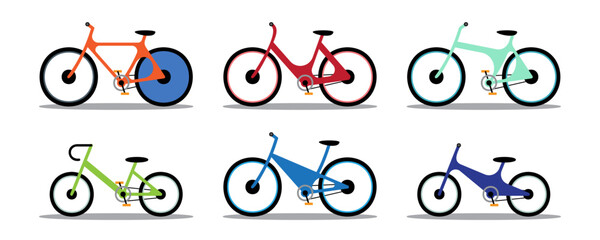 Various models and styles of bikes for riders to choose from according to age and usage.