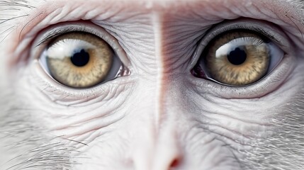 Fototapeta premium close up of a animal eye. monkey, horse, tiger close up of there eye with face details