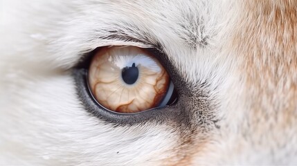 Obraz premium close up of a animal eye. monkey, horse, tiger close up of there eye with face details