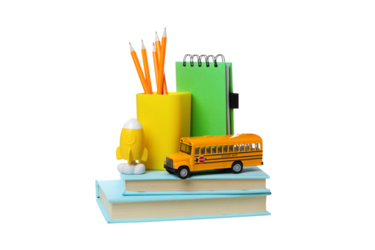 PNG, Concept of school and education, isolated on white background