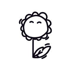 environment trees flowers mountains sky nature doodle divider line