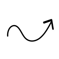 Abstract Line Arrow