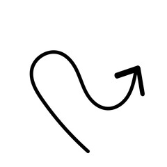 Abstract Line Arrow