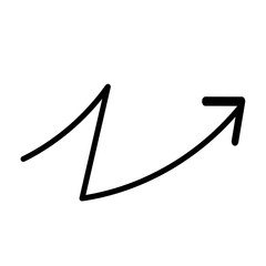 Abstract Line Arrow