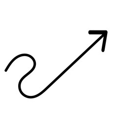Abstract Line Arrow