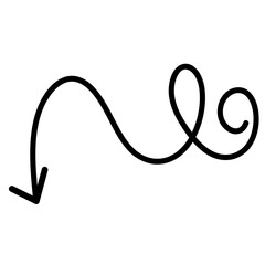 Abstract Line Arrow