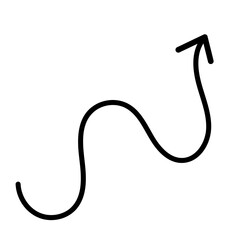 Abstract Line Arrow
