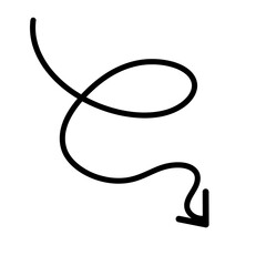 Abstract Line Arrow