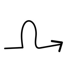 Abstract Line Arrow