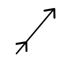 Abstract Line Arrow