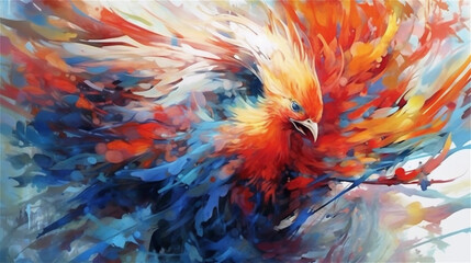 Fototapeta premium Generative AI, Resurgence of Color