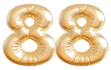 Gold Balloon Number 88