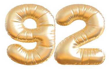 Gold Balloon Number 92