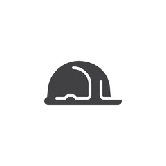 Hard hat vector icon