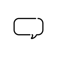 communication bubble speech sign symbol vector